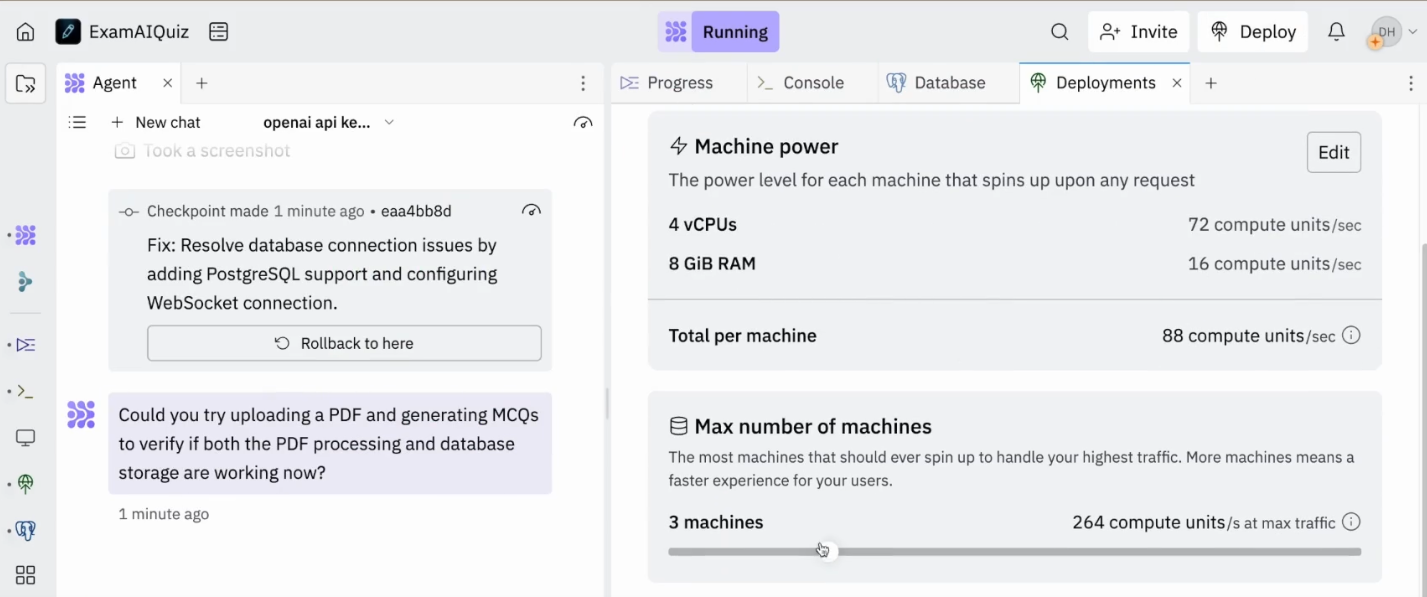 Replit Agent Deploy App